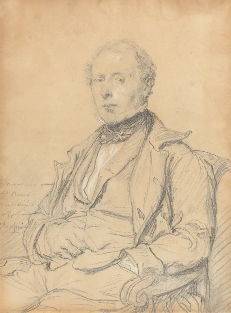 Victor-Auguste de Saint-Rémy av Théodore Chassériau