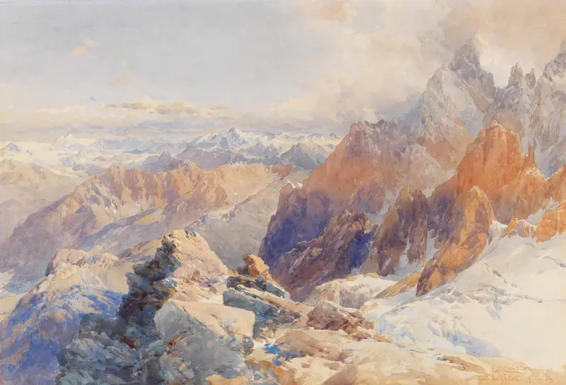 Col du Géant av Edward Theodore Compton