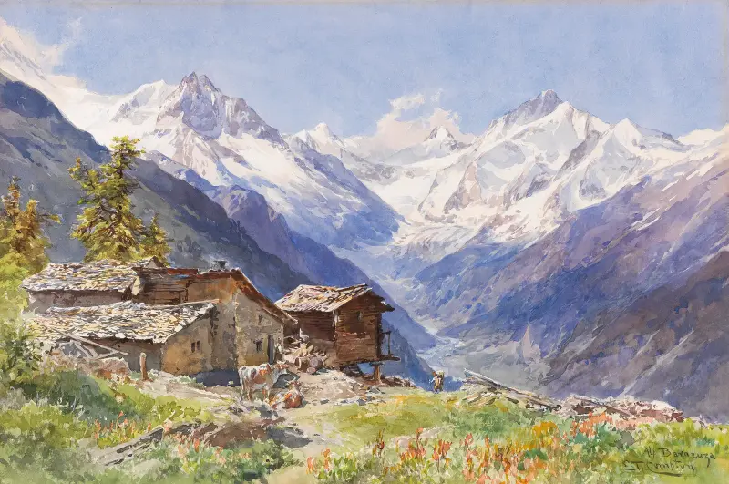 Alpe Barneuza (Wallis), Edward Theodore Compton