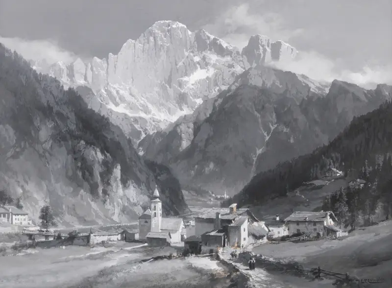 Monte Civetta, Edward Theodore Compton