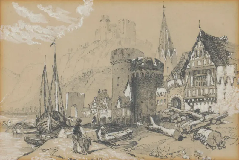 Oberwesel av Edward Theodore Compton