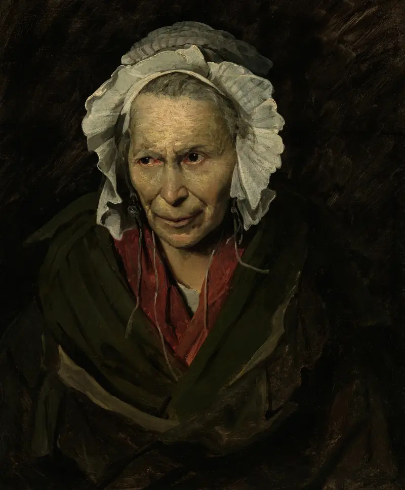 Die Monomanin des Neids von Théodore Géricault