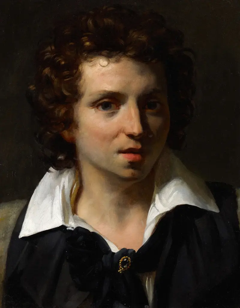 Porträtt av en ung man av Théodore Géricault