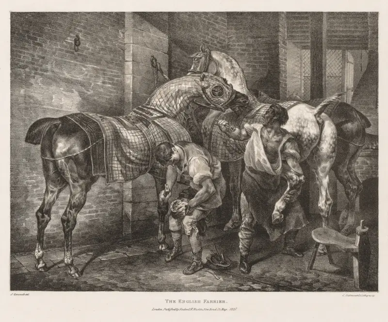 The English Farrier av Théodore Géricault