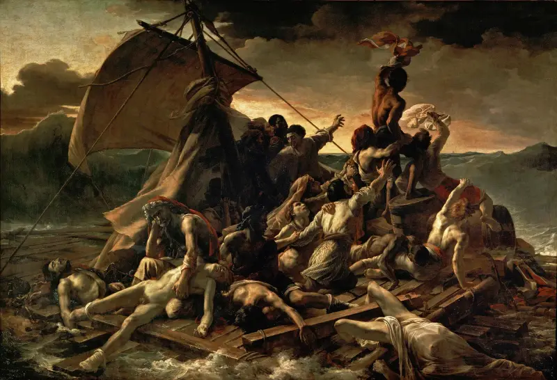 Das Floß der Medusa von Théodore Géricault