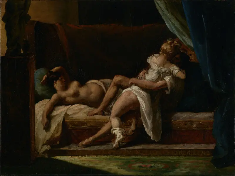 Three Lovers av Théodore Géricault