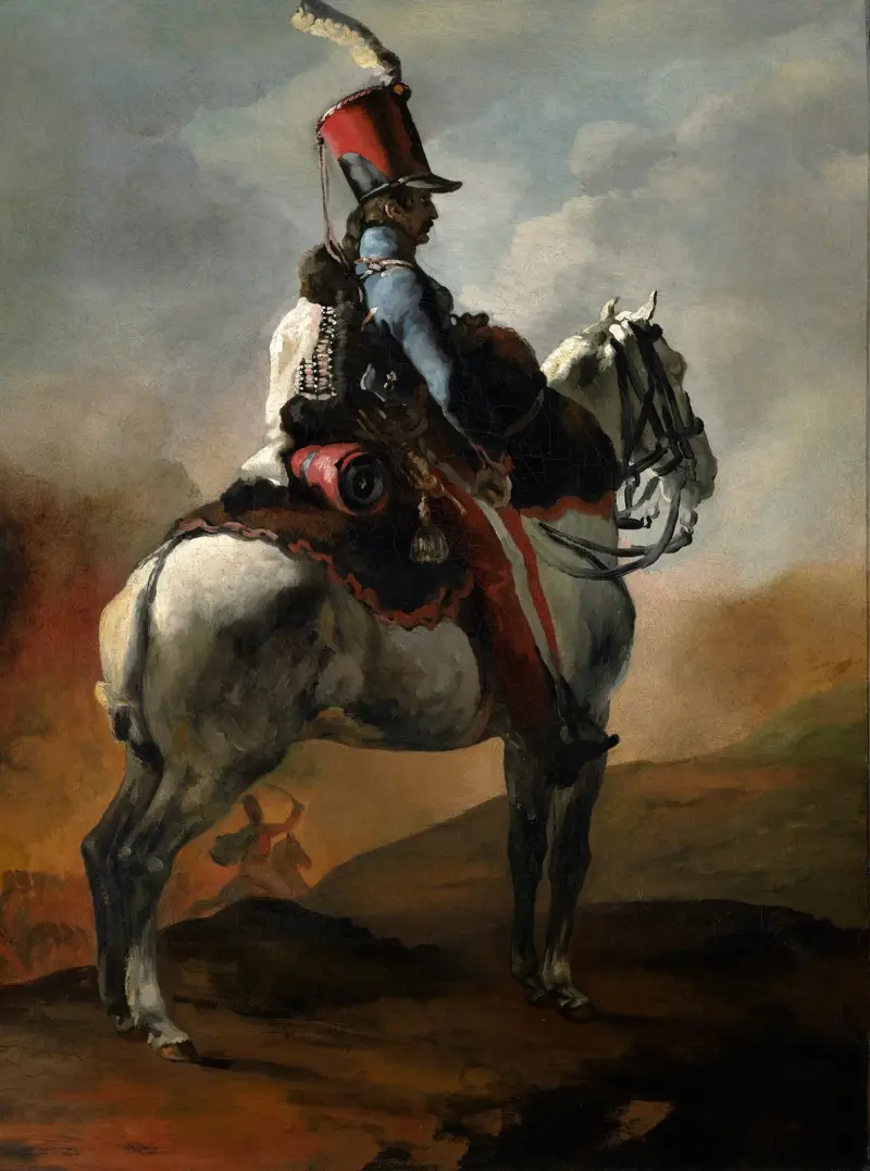 Husarernas trumpetare av Théodore Géricault