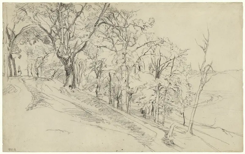 Forest in Boisrémond av Théodore Rousseau