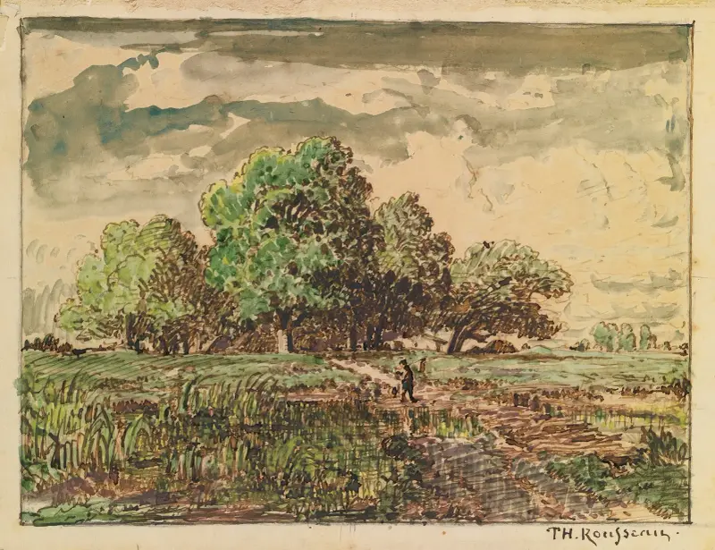 Return From The Fields, Théodore Rousseau