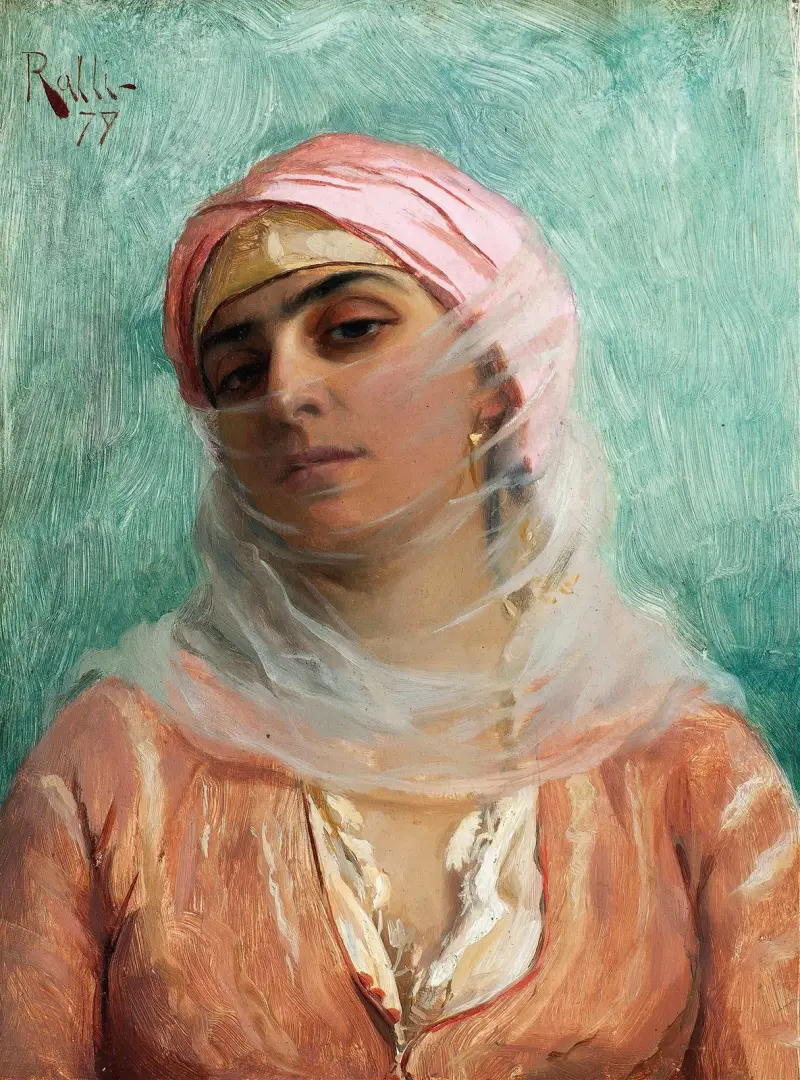 Mladá osmanská žena, Theodoros Ralli