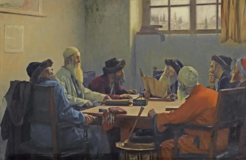De sju rabbinerna i Jerusalem av Theodoros Ralli