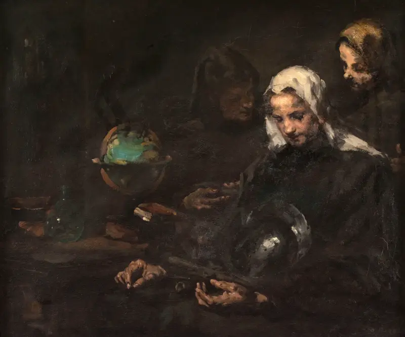 Beim Antiquitätenhändler von Théodule Ribot