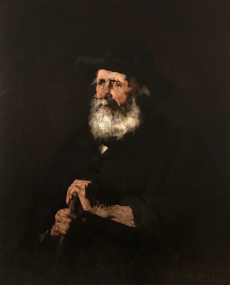 Porträt eines alten Mannes von Théodule Ribot