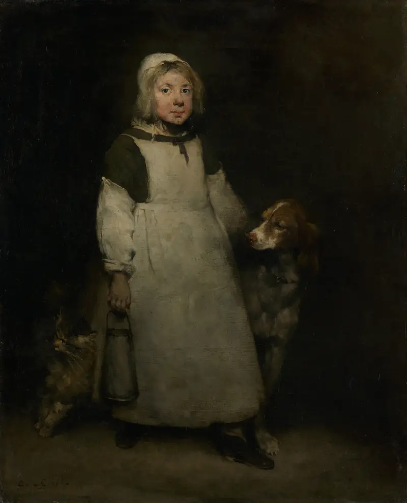 Das kleine Milchmädchen von Théodule Ribot