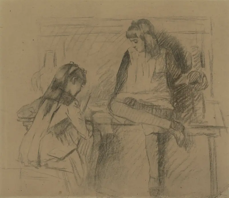 Letje och Lizzy Ansingh av Thérèse Schwartze