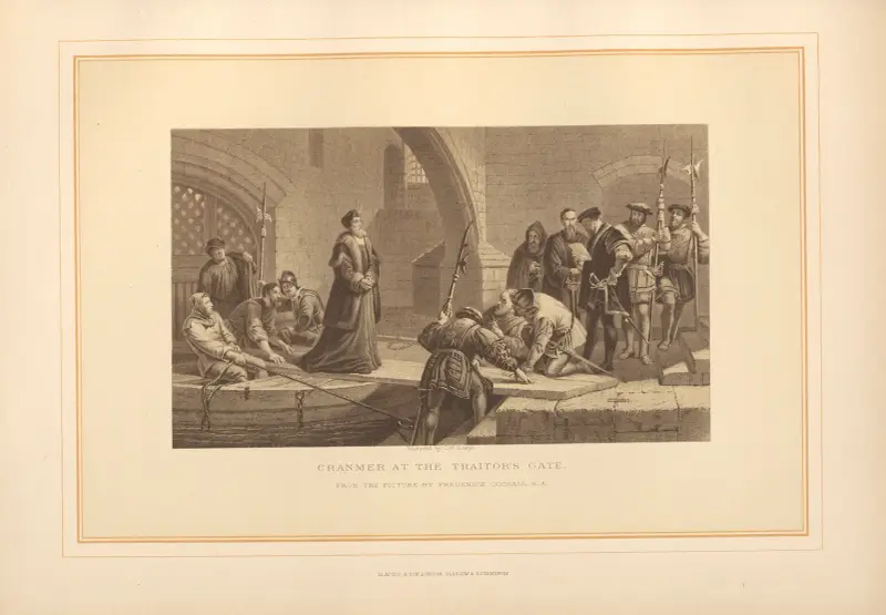 Cranmer at the Traitor’s Gate – Frederick Goodall av Thomas Archer