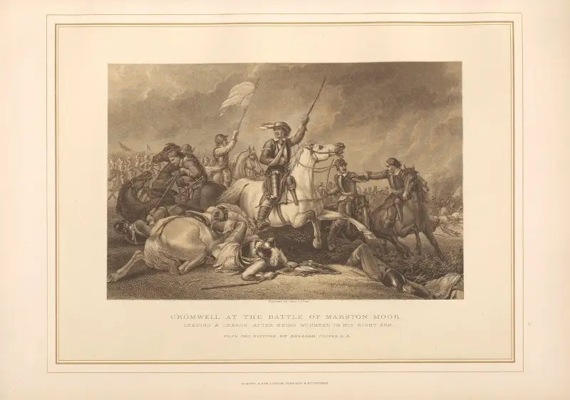 Cromwell vid slaget vid Marston Moor – Abraham Cooper av Thomas Archer
