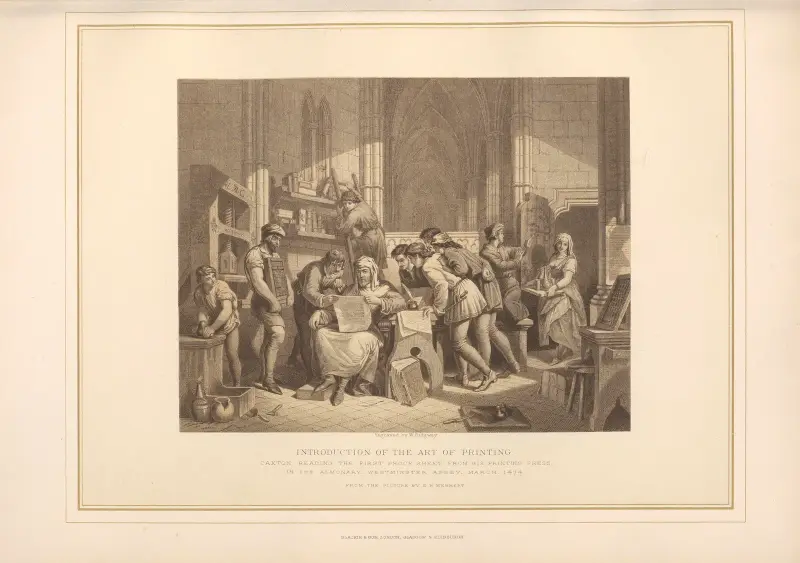 Die Einführung der Druckkunst von Thomas Archer