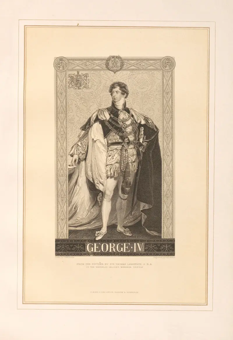 Porträtt av Georg IV av Thomas Archer