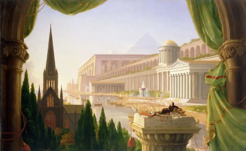 Architektův sen, Thomas Cole