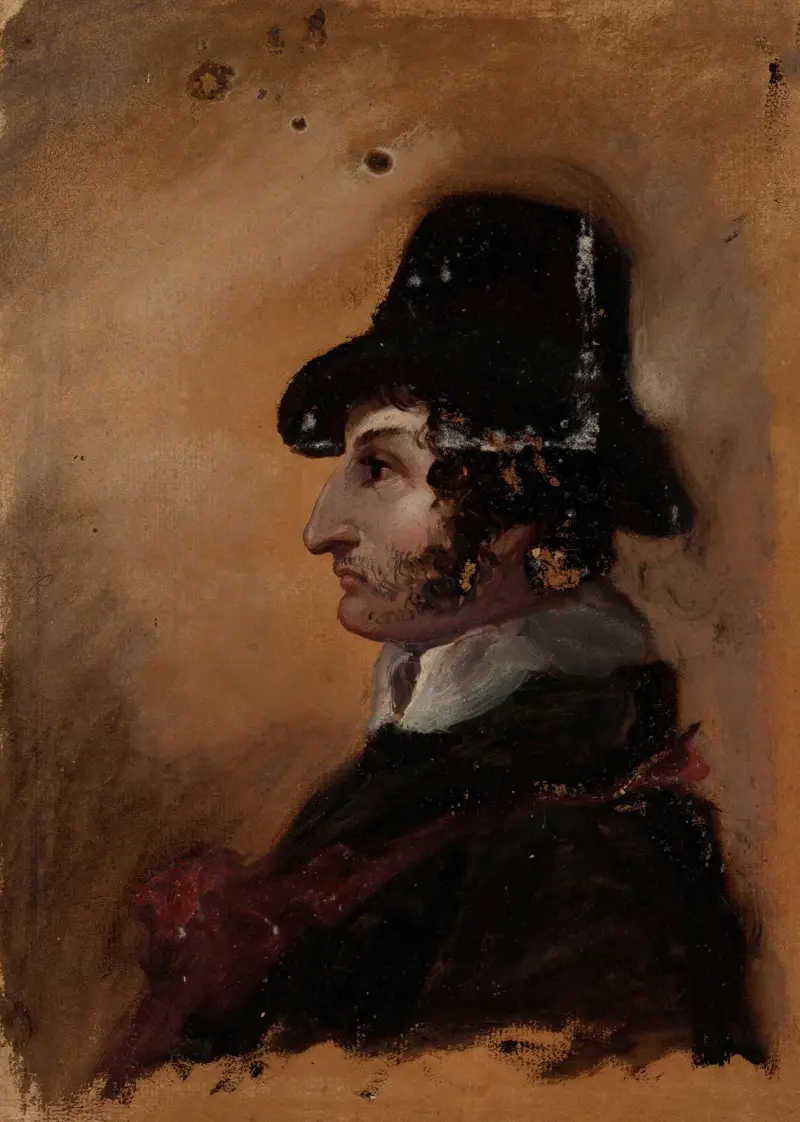 Muž v cylindru, Thomas Cole