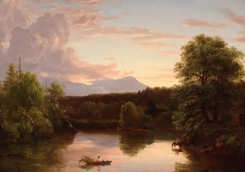 North Mountain a Catskill Creek, Thomas Cole