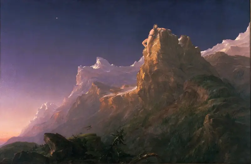 Prometheus Bound av Thomas Cole