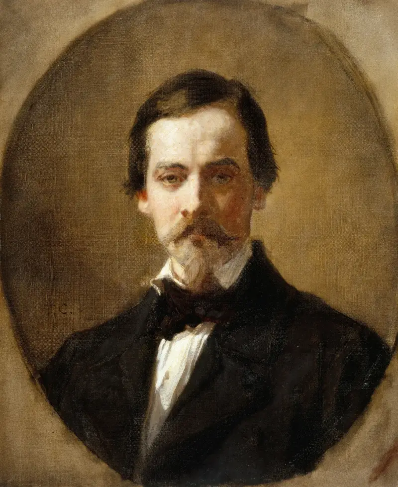 Emile César Victor Perrin av Thomas Couture