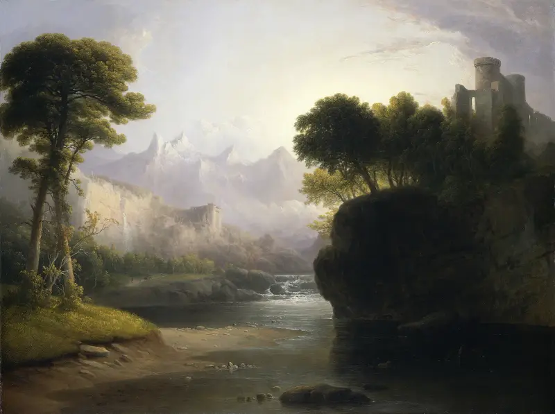 Fantazyjny krajobraz, Thomas Doughty