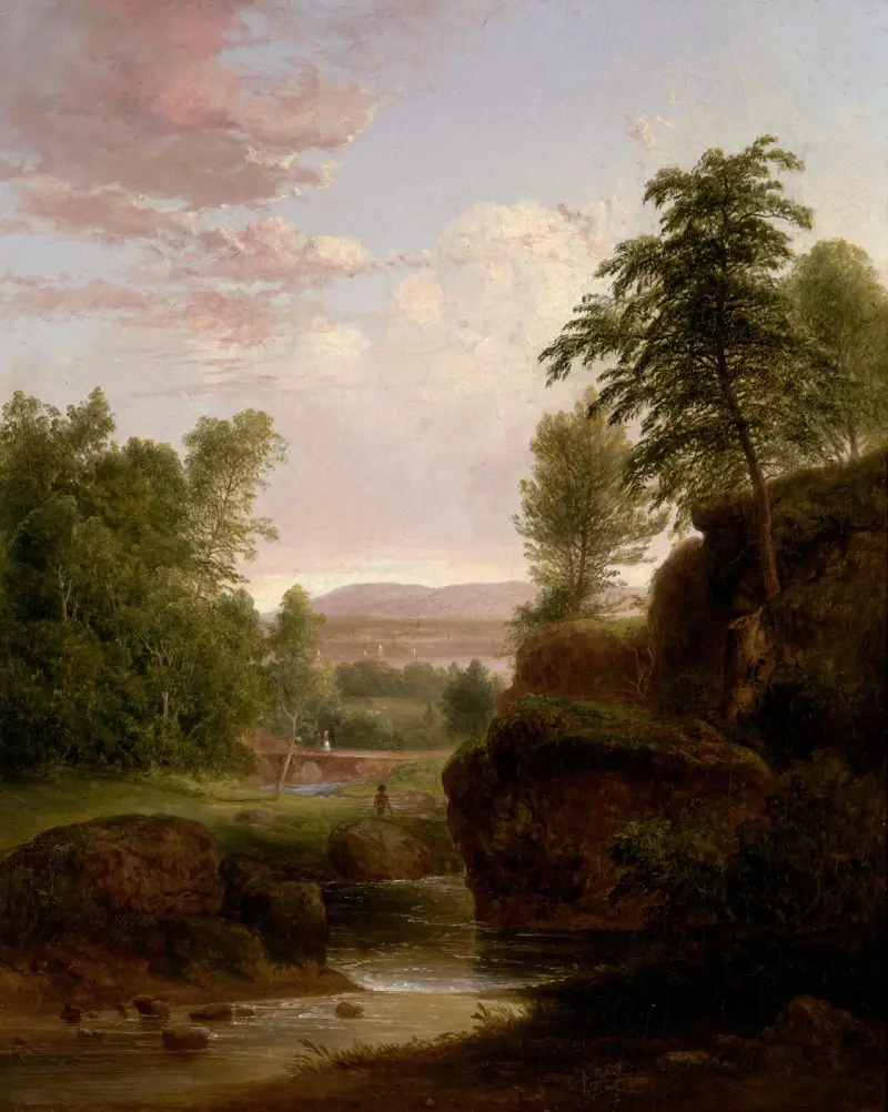 Widok na rzekę Hudson, Thomas Doughty