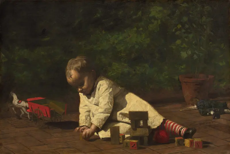 Baby at Play av Thomas Eakins