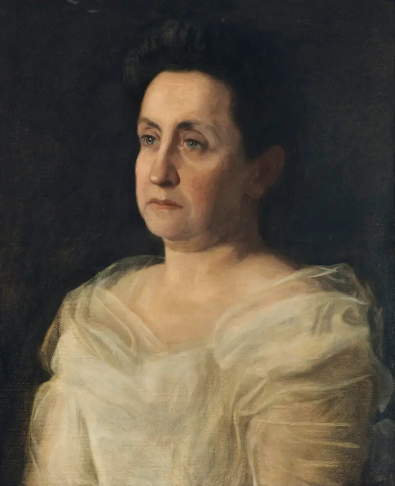Porträtt av Mrs. Matilda Searight av Thomas Eakins