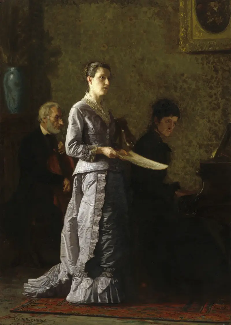 Eine pathetische Weise singen von Thomas Eakins