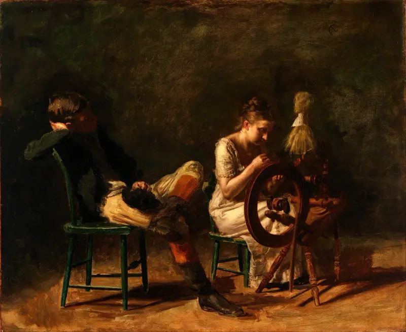 Die Brautwerbung von Thomas Eakins