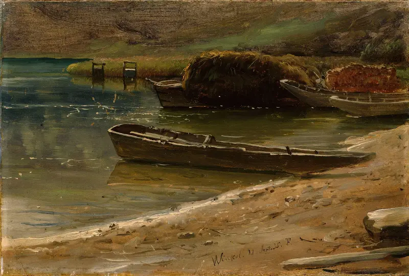 Vid stranden, Winkel i Schweiz av Thomas Fearnley