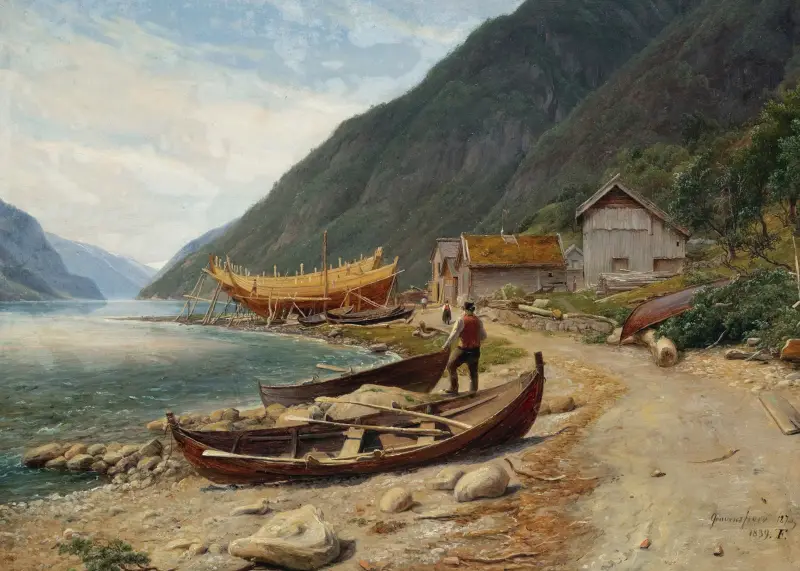 Gravensfjord, Thomas Fearnley