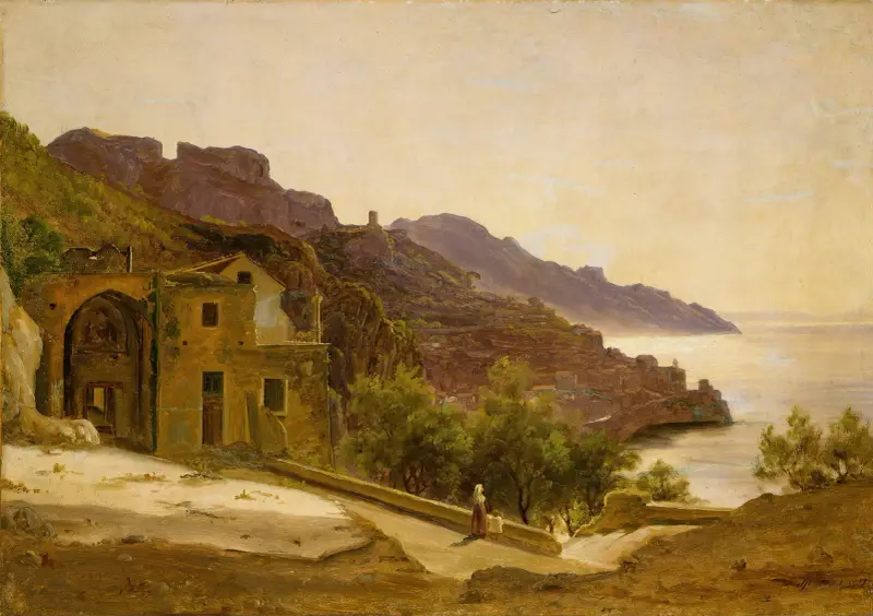 Terrass nära Amalfi av Thomas Fearnley