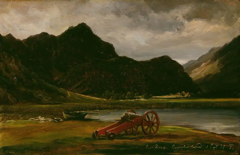 Kanonen vid Derwentwater av Thomas Fearnley