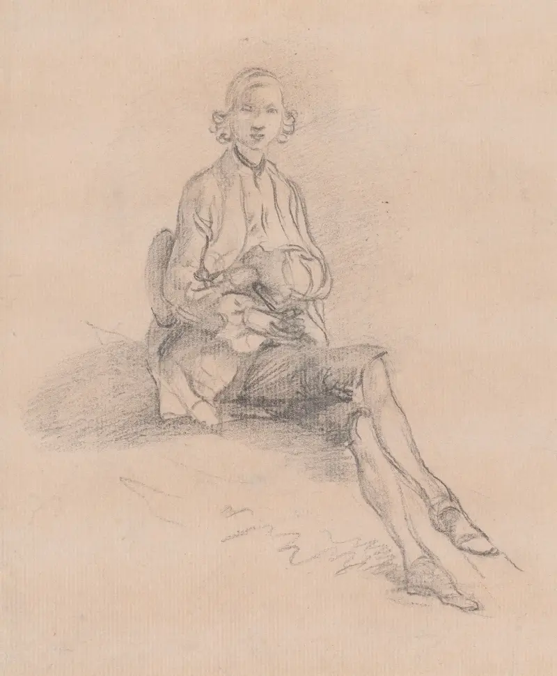 Siedzący młodzieniec, Thomas Gainsborough