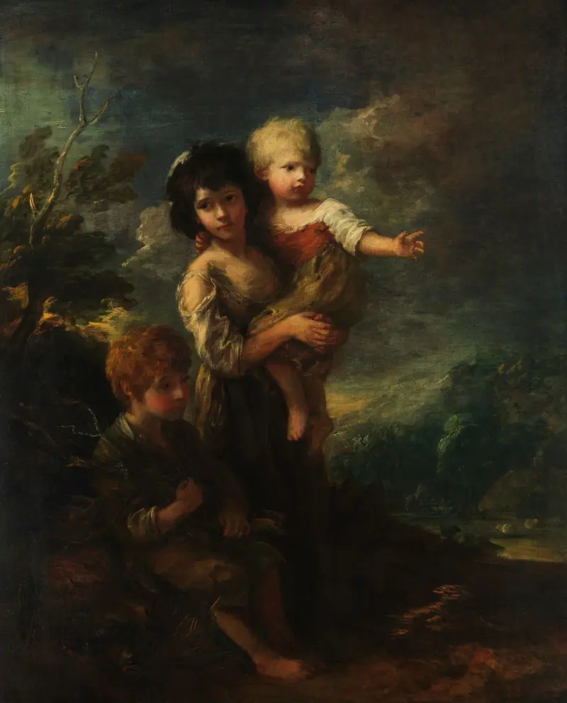 Dzieci z chaty (Zbieracze drewna), Thomas Gainsborough