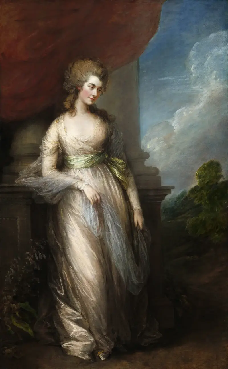 Georgiana, hertiginna av Devonshire av Thomas Gainsborough