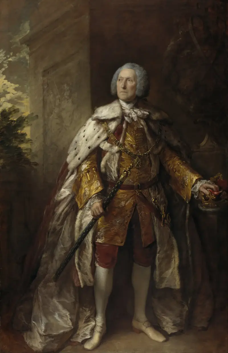 John Campbell, 4:e hertig av Argyll, omkring 1693–1770. Soldat av Thomas Gainsborough