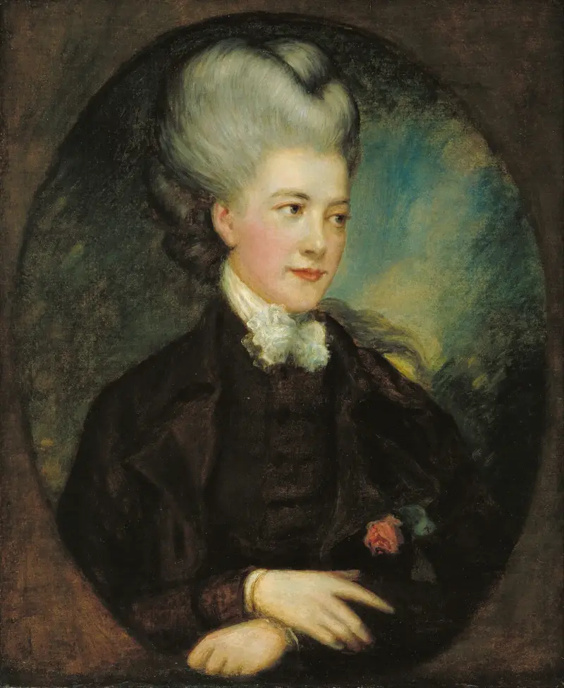 Lady Georgiana Poyntz, grevinna Spencer av Thomas Gainsborough