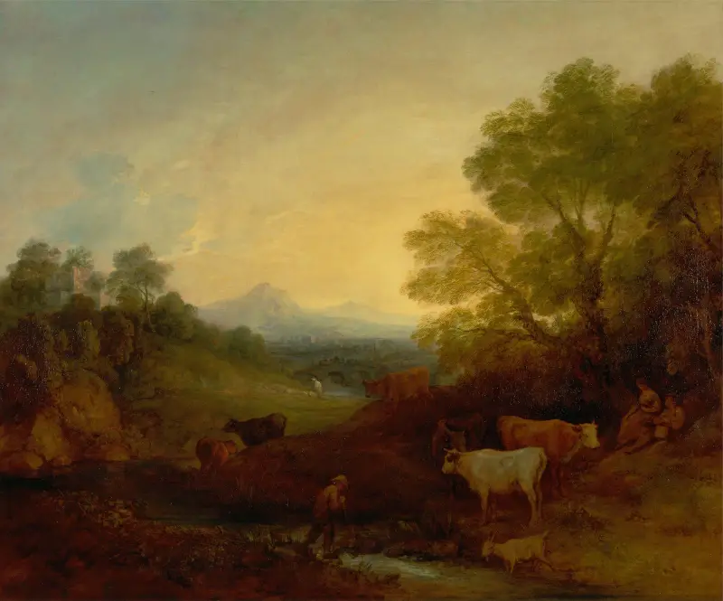 Pejzaż z bydłem, nr 1, Thomas Gainsborough