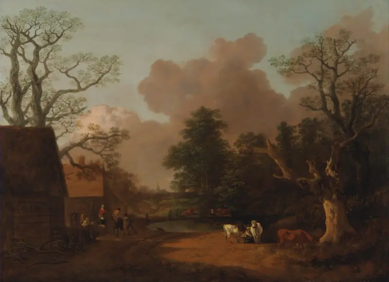 Krajina s podomnicí, Thomas Gainsborough