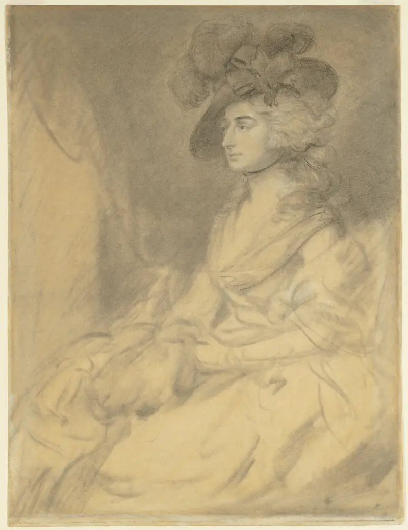 Paní Sarah Siddonsová, 1785 – Nr. 1, Thomas Gainsborough