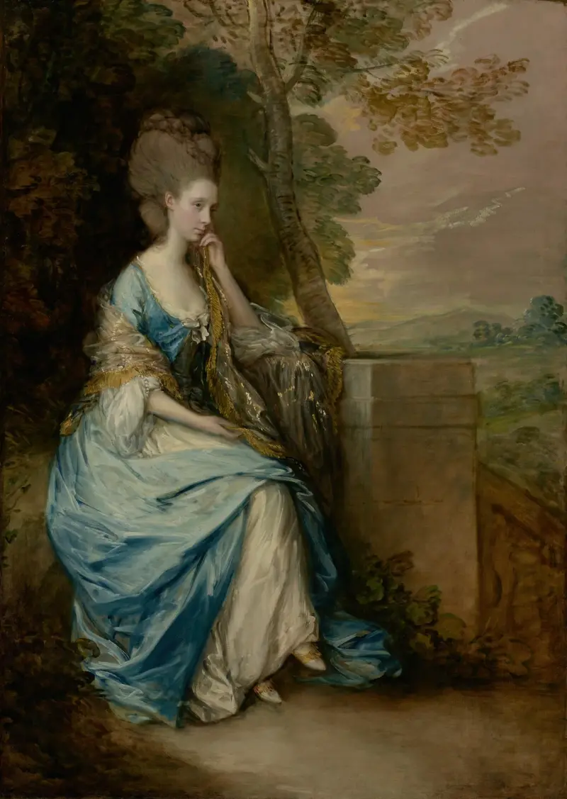 Porträtt av Anne, grevinna av Chesterfield av Thomas Gainsborough