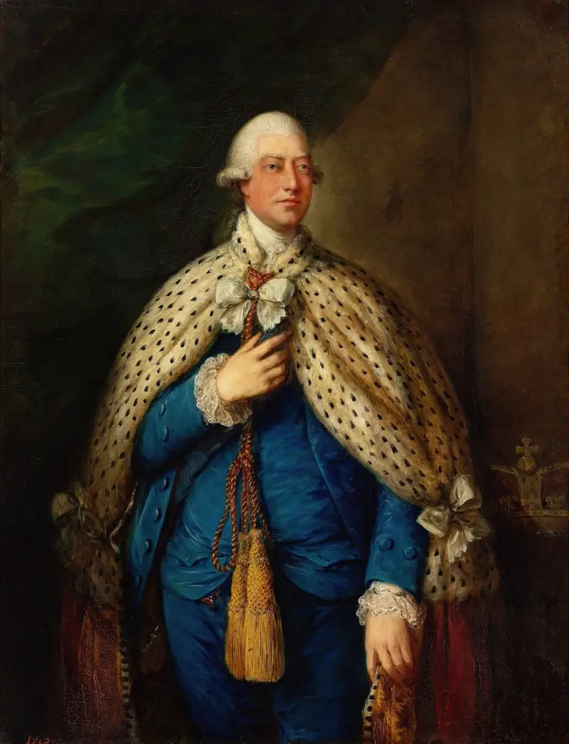 Porträtt av Georg III av Storbritannien i parlamentsdräkt av Thomas Gainsborough