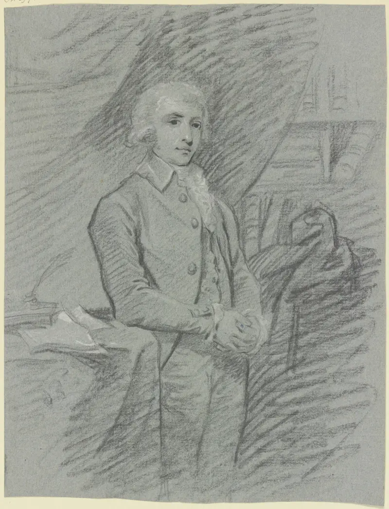 Porträt eines vornehmen jungen Mannes (Kniestück) von Thomas Gainsborough