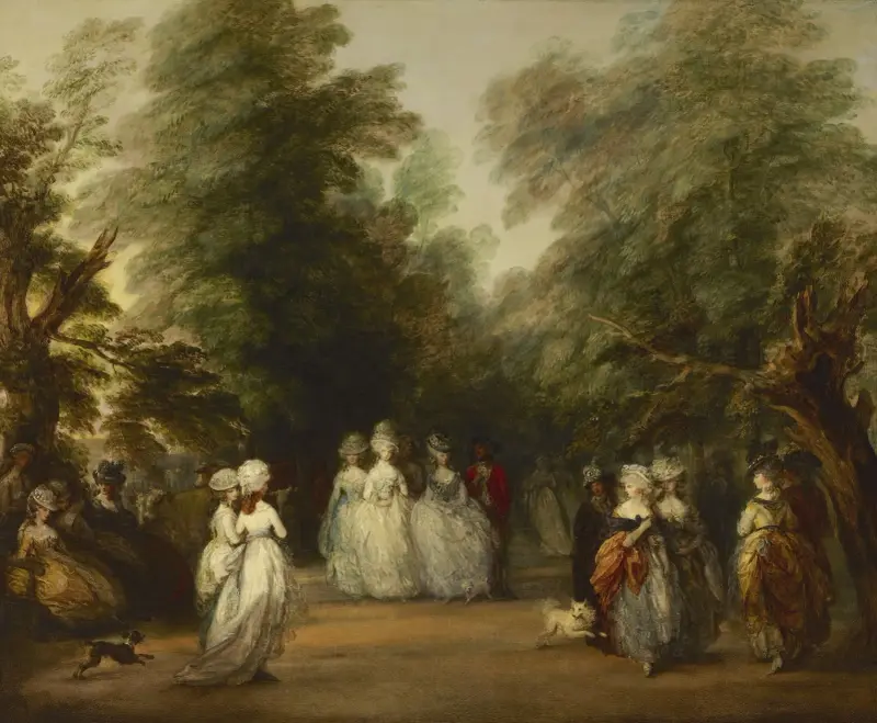 Promenaden i St. James's Park av Thomas Gainsborough